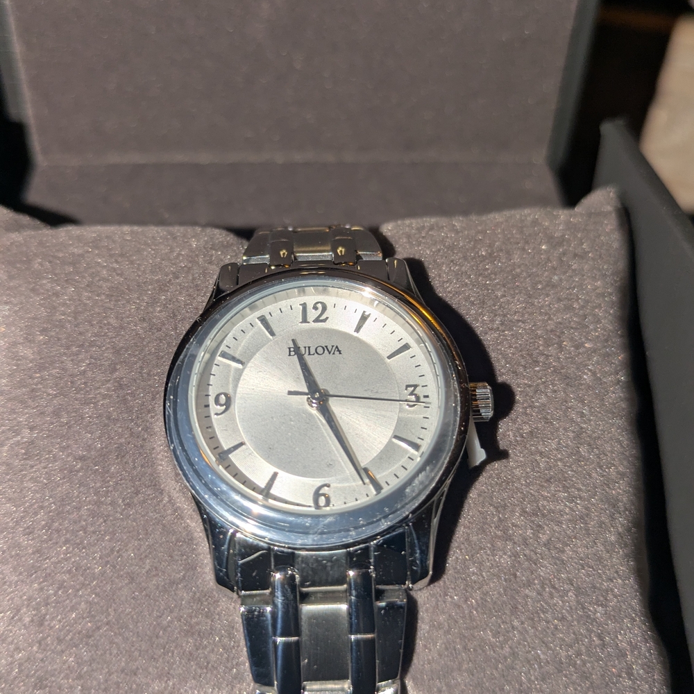 Bulova Silver Watch
